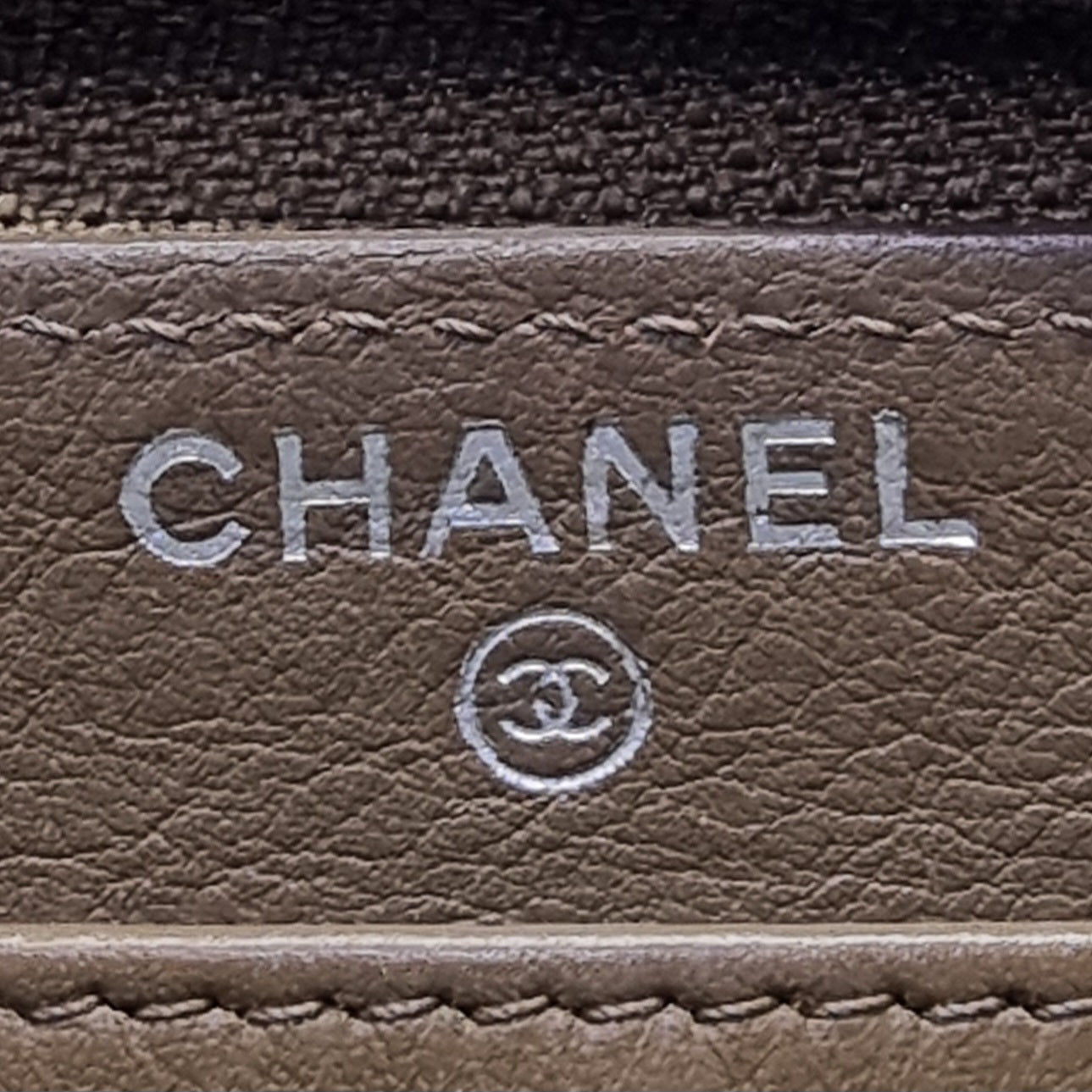Chanel Zip Around Long Wallet Shw (Brown)