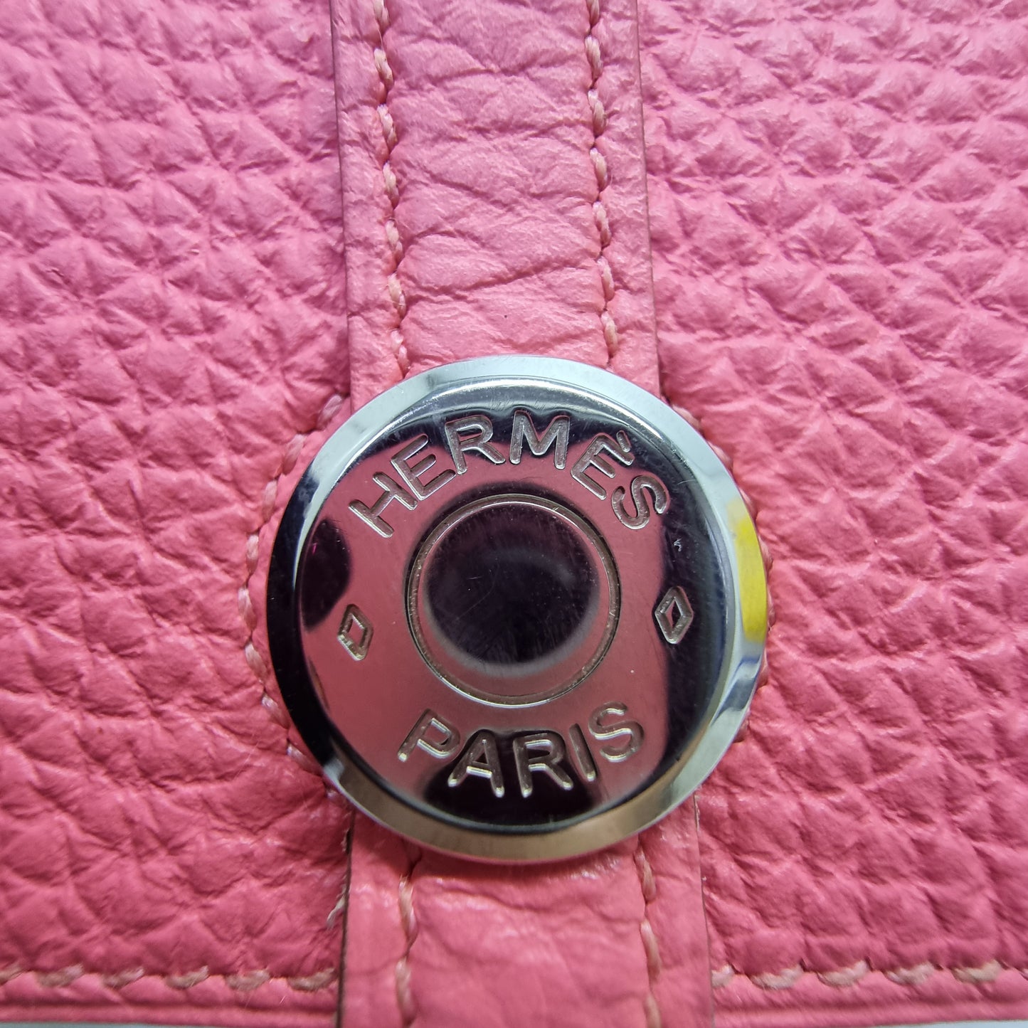 Hermes Dogon Evercolor Long Wallet Phw (Rose Azalee)