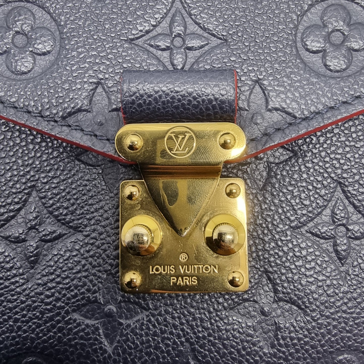 Louis Vuitton Pochette Metis Monogram Empriente Marine Rouge Ghw