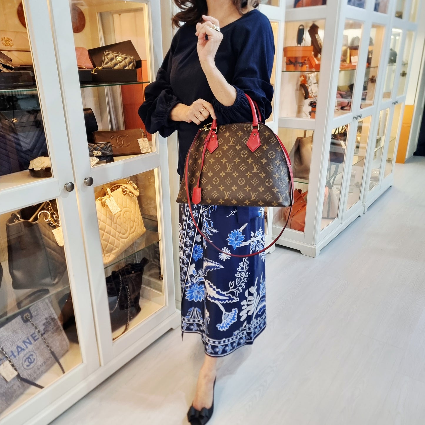 Louis Vuitton Alma BNB Monogram Cerise Ghw