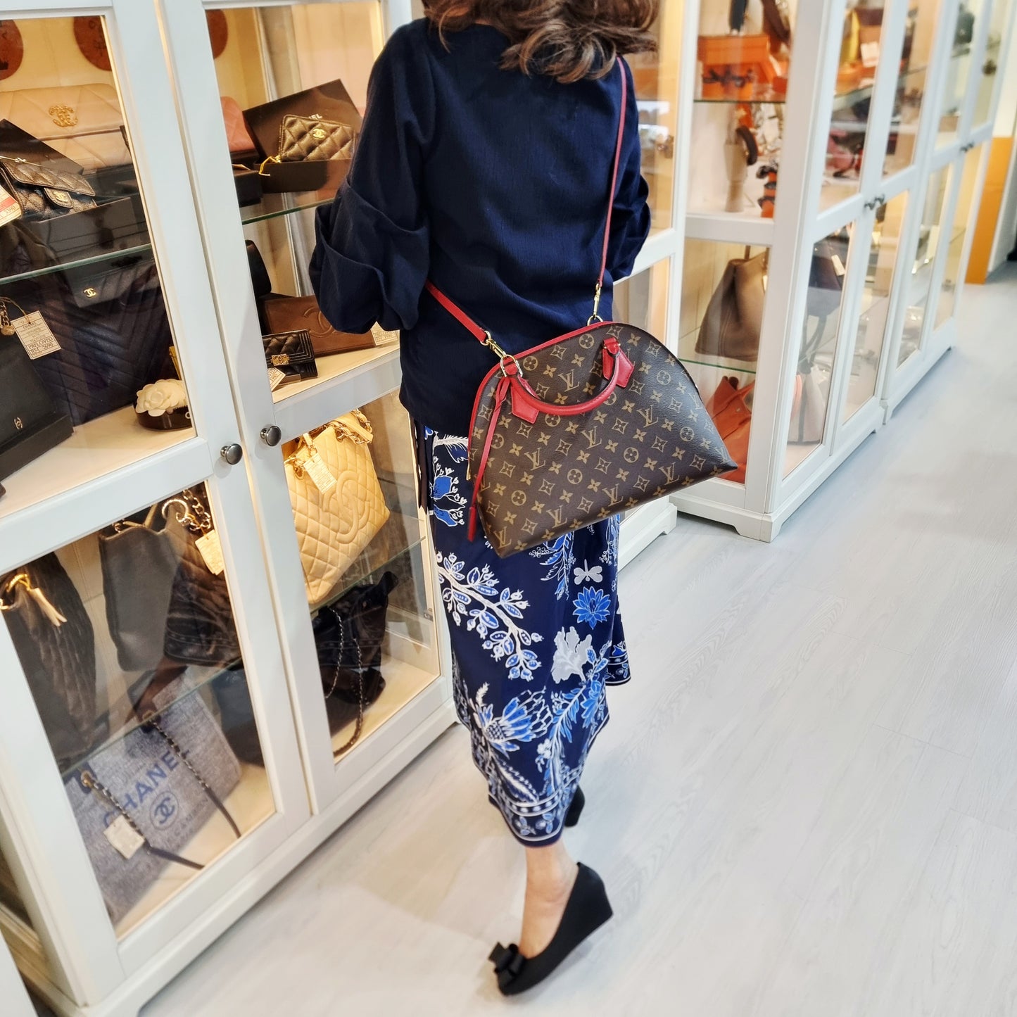 Louis Vuitton Alma BNB Monogram Cerise Ghw