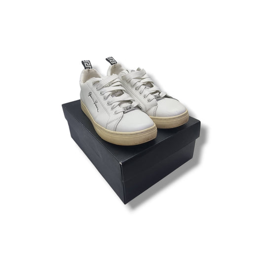 Versace Gianni Signature Lace Sneakers (White)