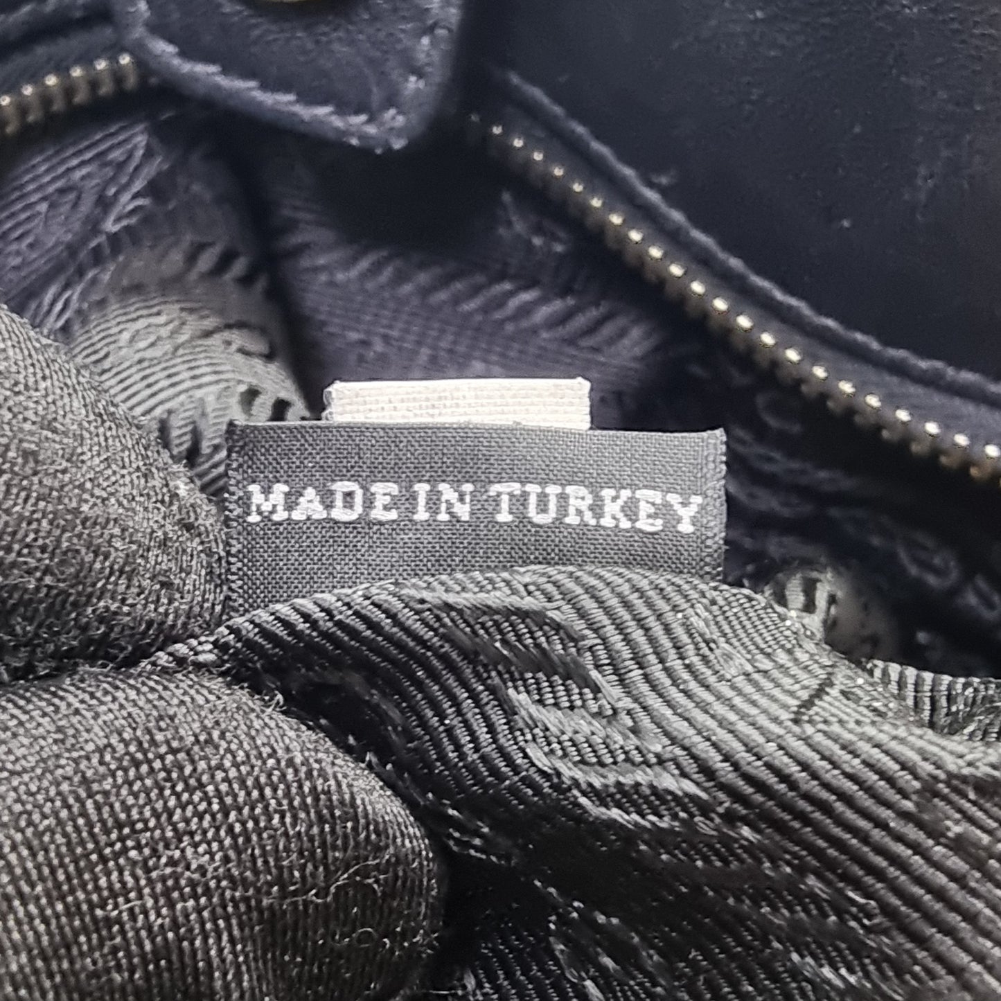 Prada BN1789 Nylon Gaufre Tote Ghw (Black)
