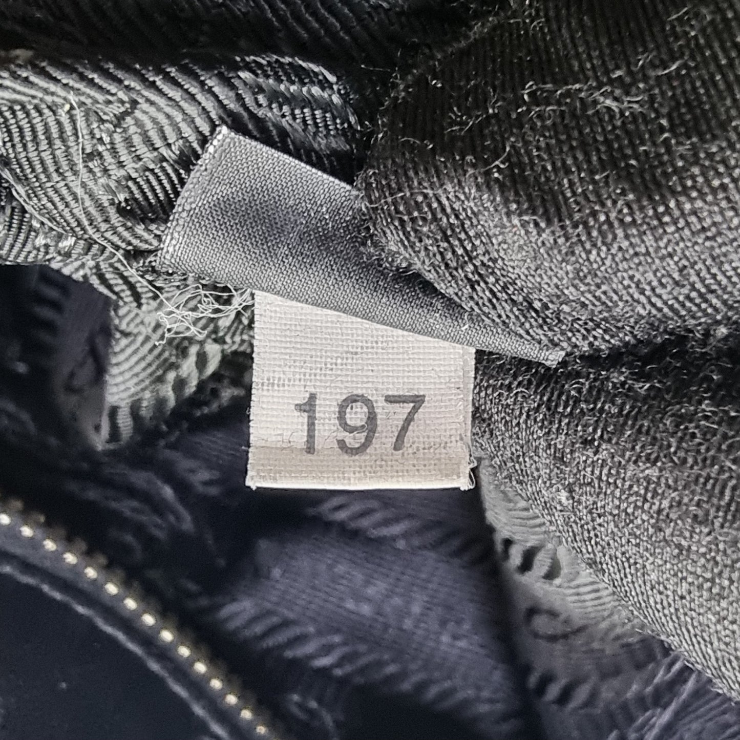 Prada BN1789 Nylon Gaufre Tote Ghw (Black)