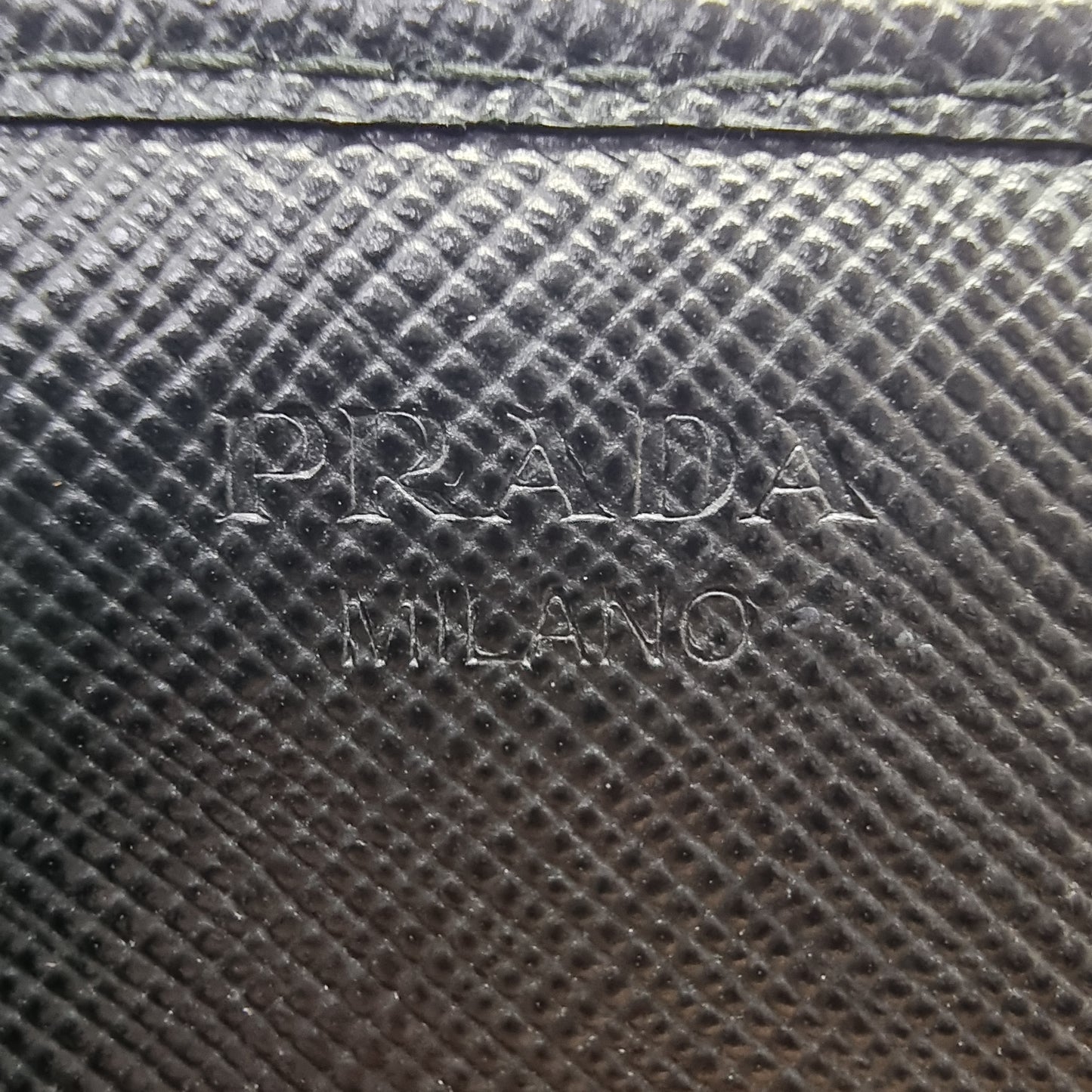 Prada 1M1132 Saffiano Continental Bow Wallet Ghw (Black)
