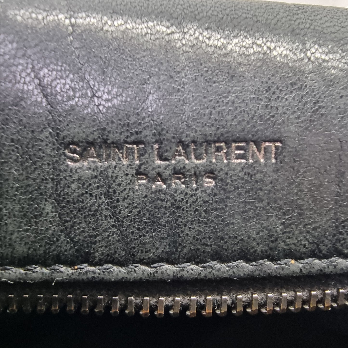 YSL Niki Large Leather Bag Shw (Black)