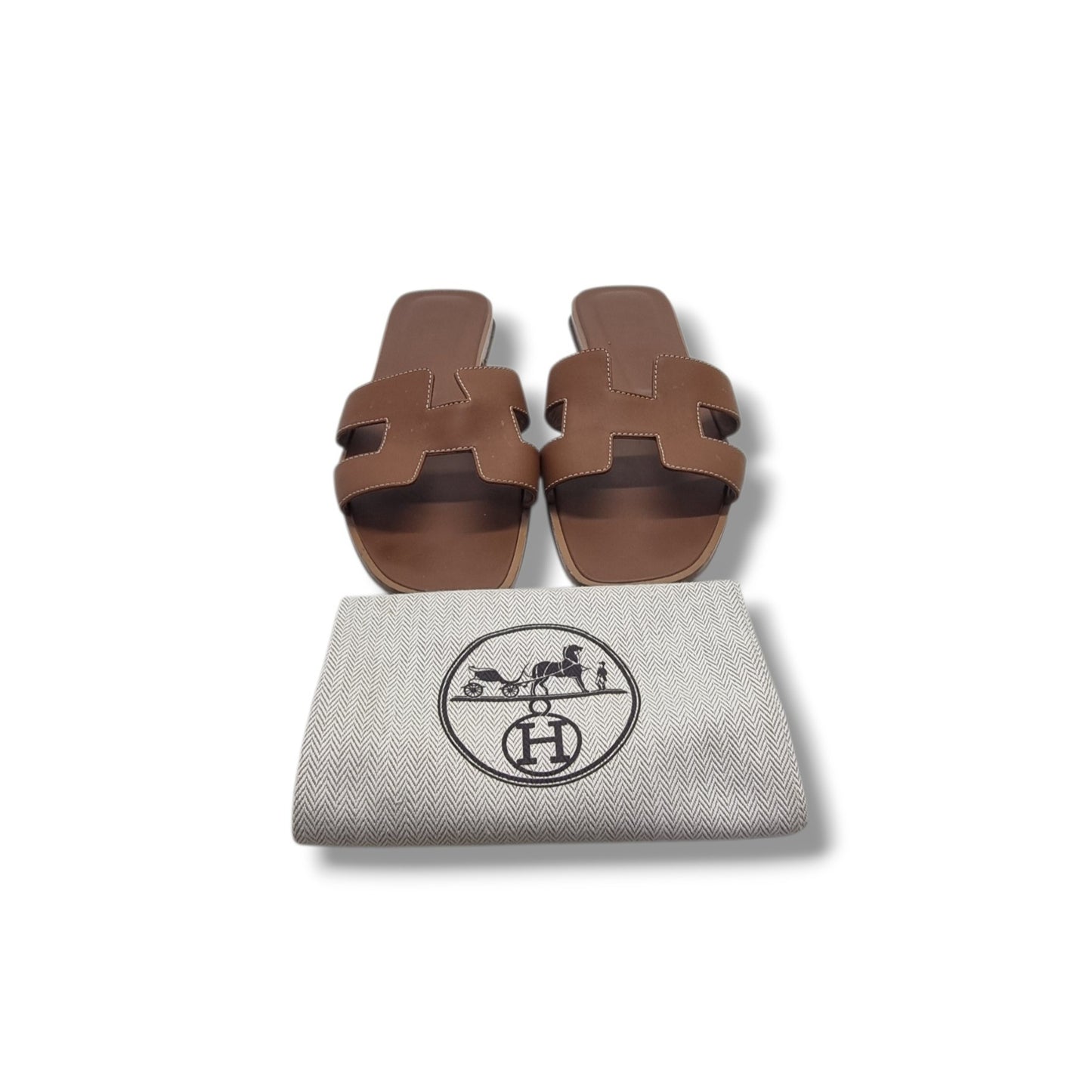 Hermes Oran Sandal (Gold)