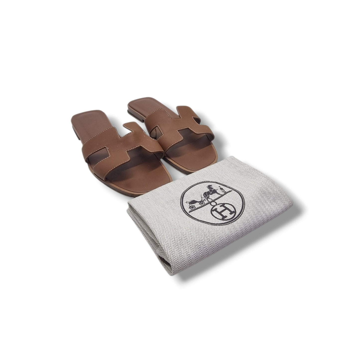 Hermes Oran Sandal (Gold)
