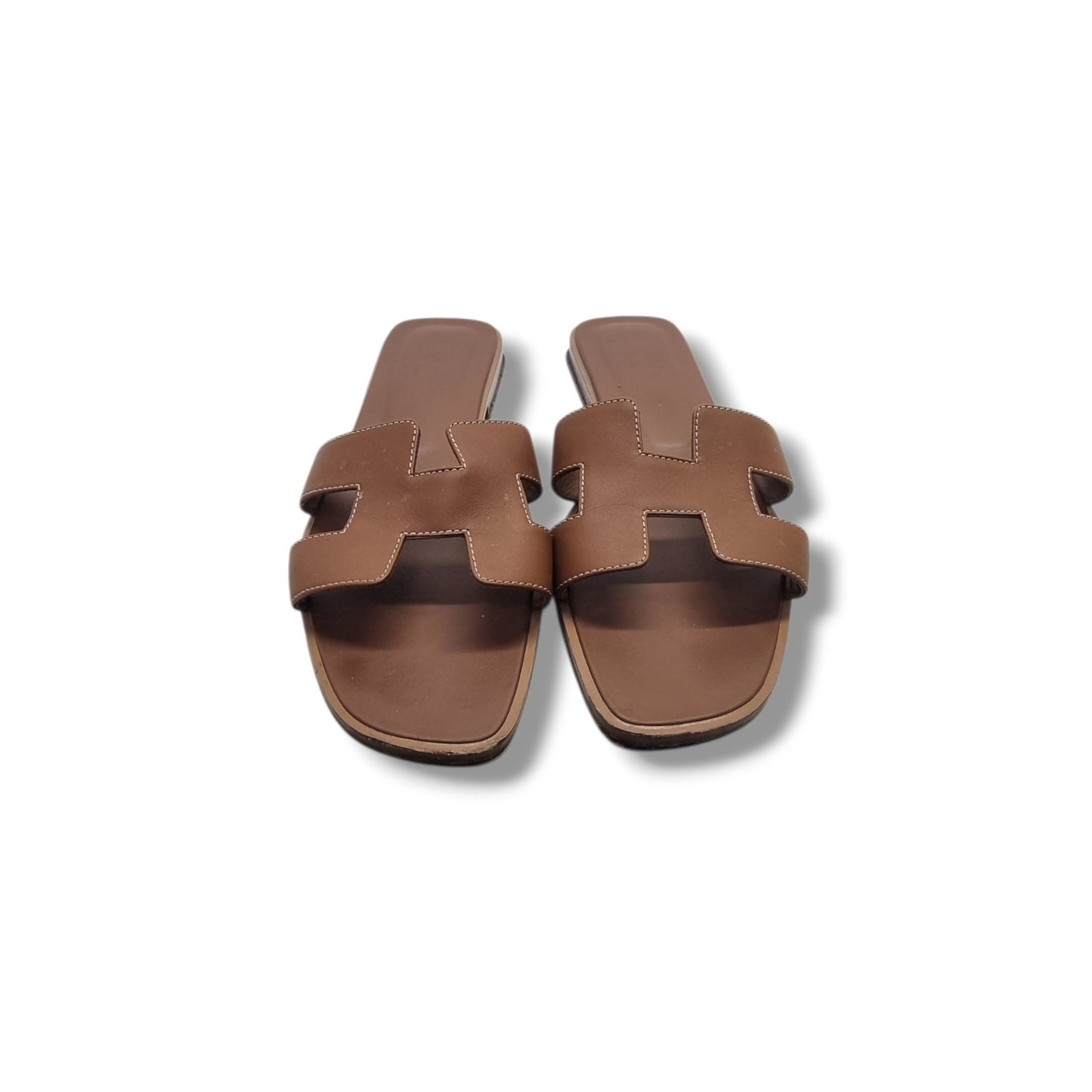 Hermes Oran Sandal (Gold)