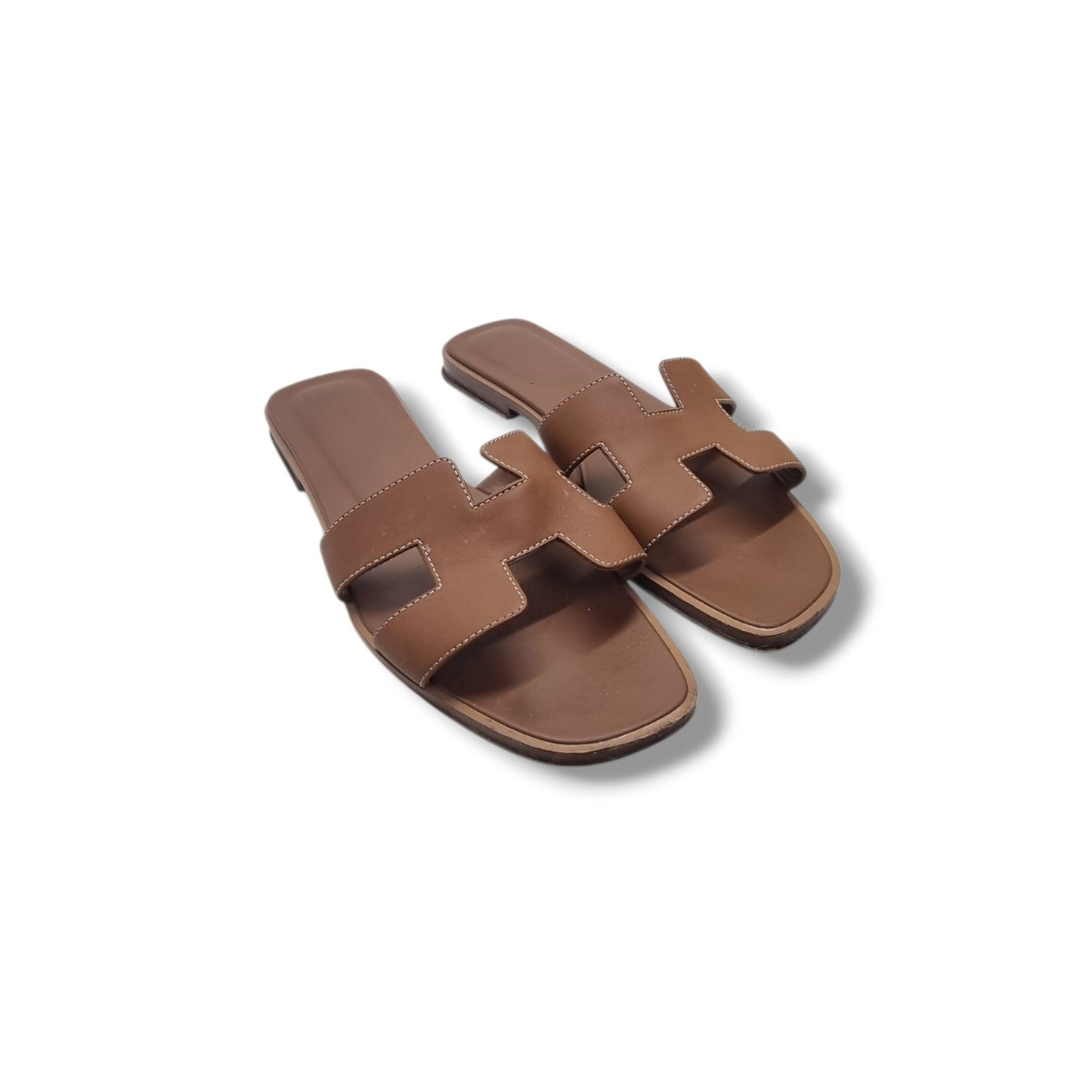 Hermes Oran Sandal (Gold)