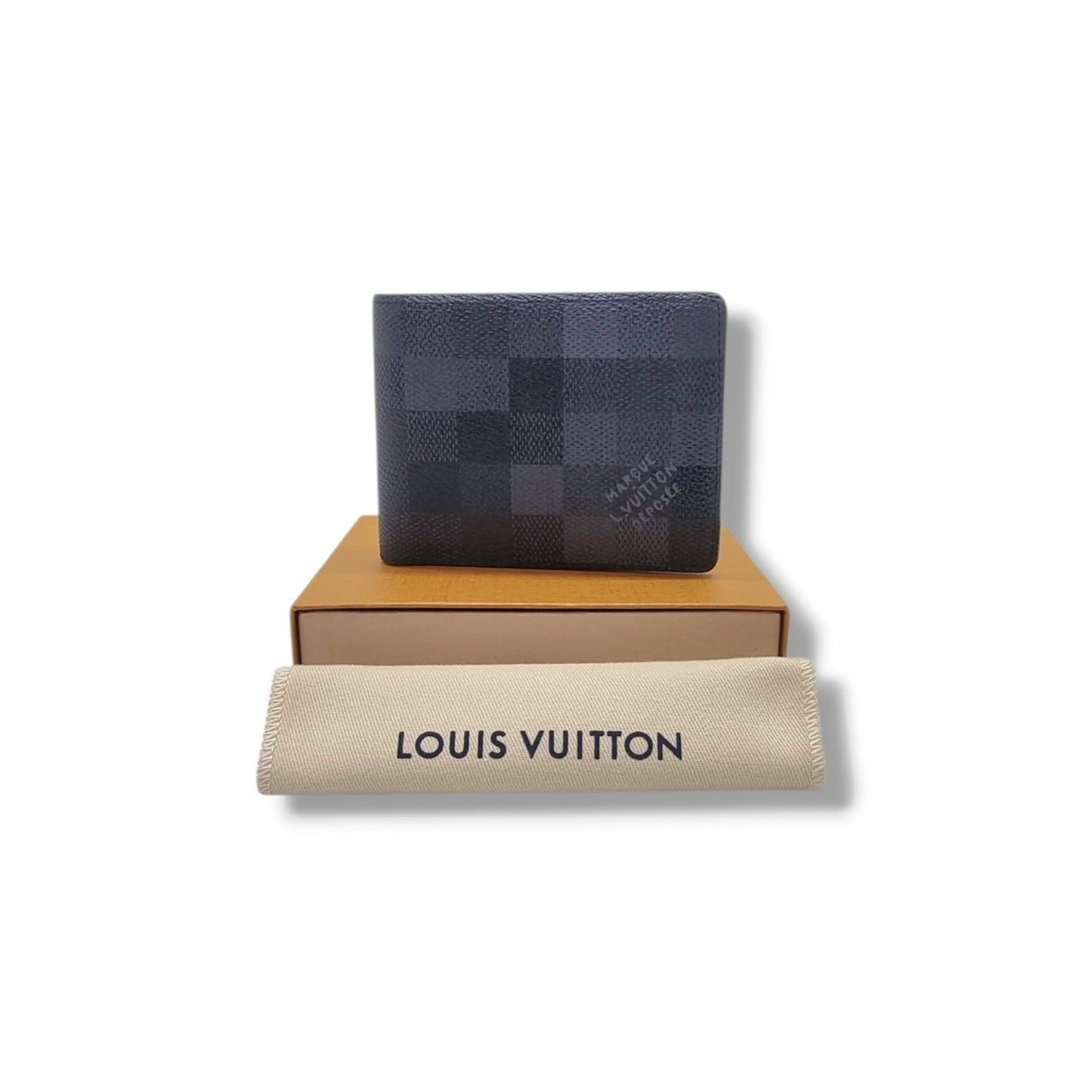Louis Vuitton Slender Wallet Damier Graphite Damoflage Black