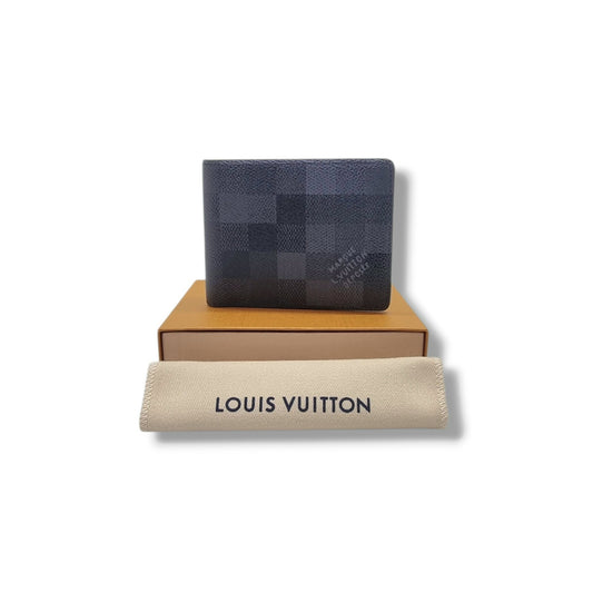 Louis Vuitton Slender Wallet Damier Graphite Damoflage Black