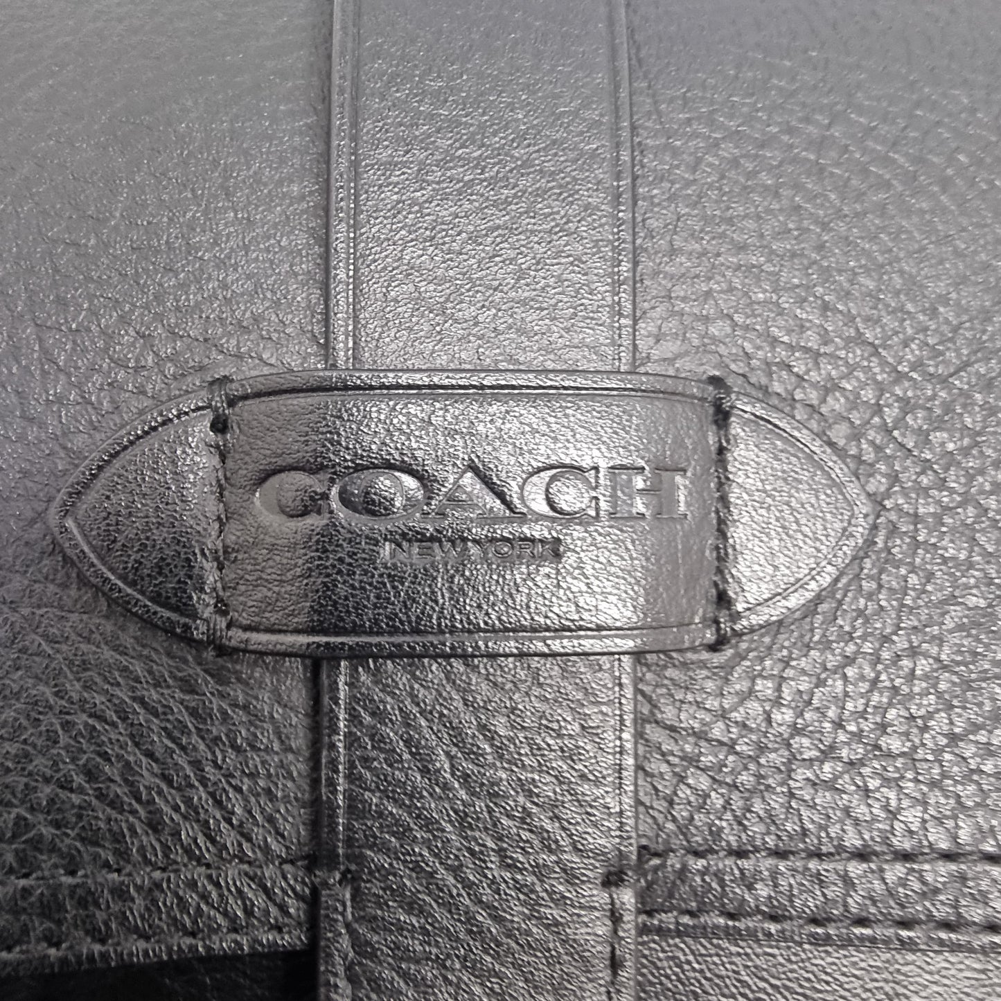 Coach Hudson Messenger Leather Bag Shw (Black)