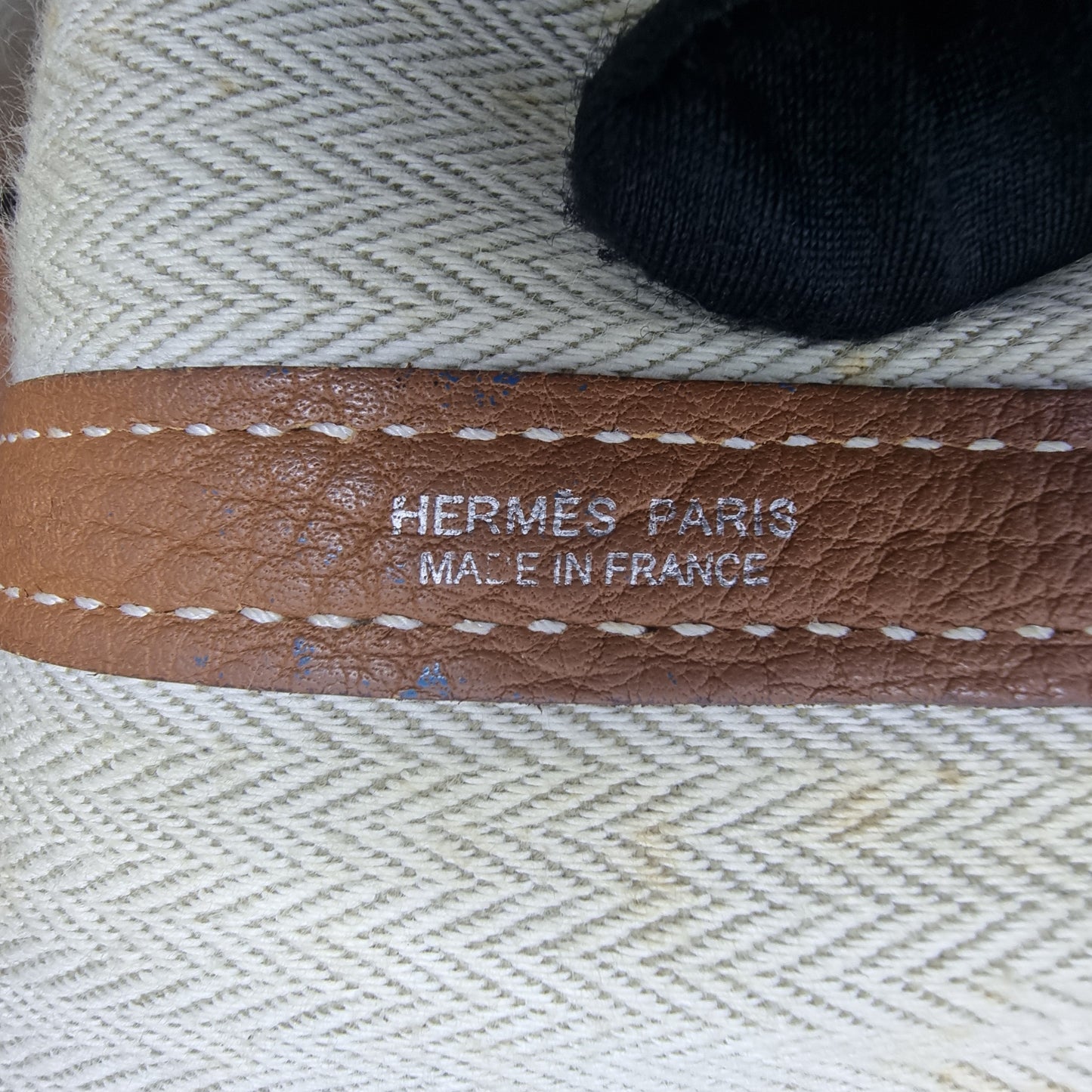 Hermes Garden Party 36 Negonda Pebbled Leather Phw (Tan)