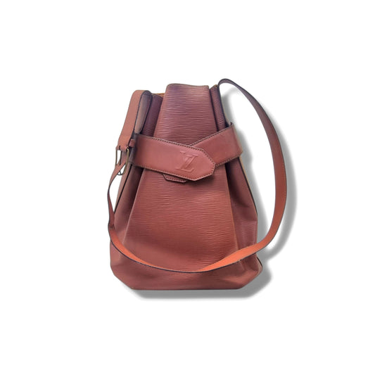 Louis Vuitton Sac D'Epaule Epi Ghw (Brown)