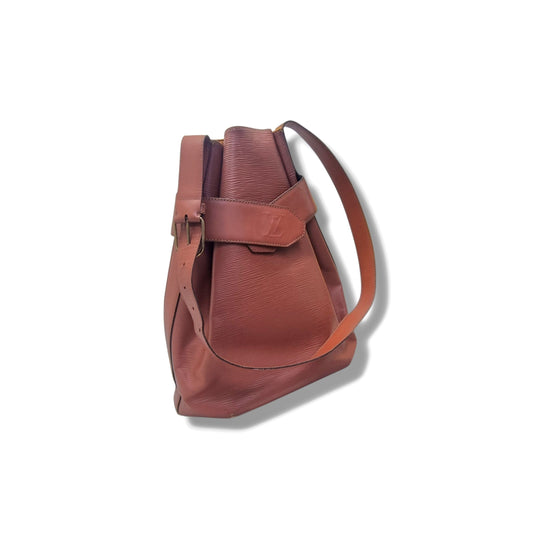 Louis Vuitton Sac D'Epaule Epi Ghw (Brown)
