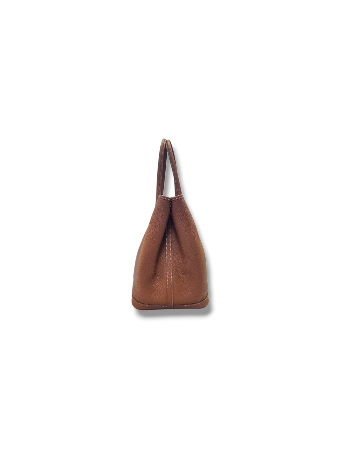 Hermes Garden Party 36 Negonda Pebbled Leather Phw (Tan)