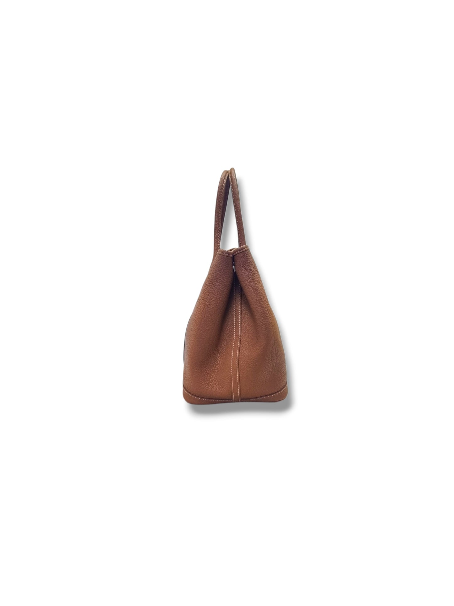 Hermes Garden Party 36 Negonda Pebbled Leather Phw (Tan)