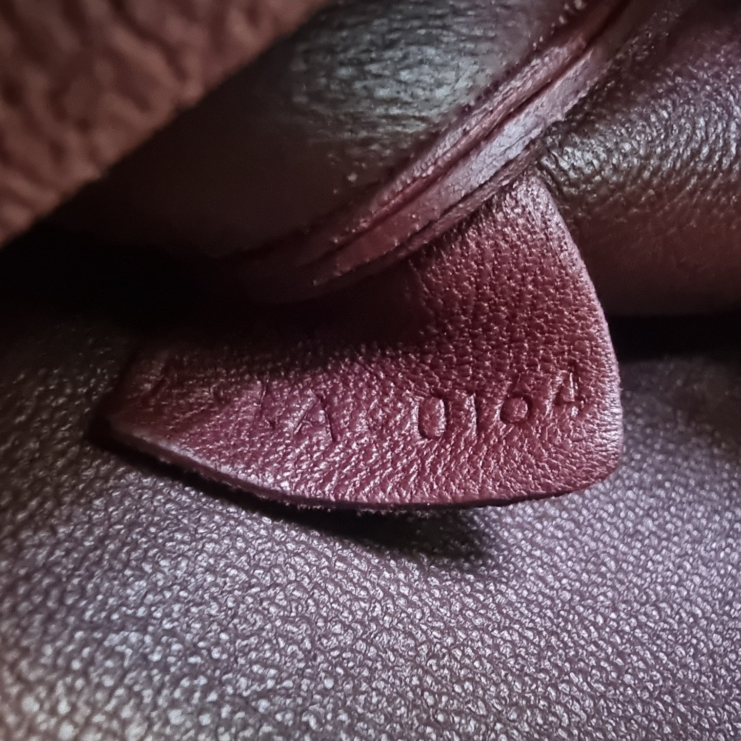 Celine Coin Flap Leather Sling Bag Ghw (Burgundy)
