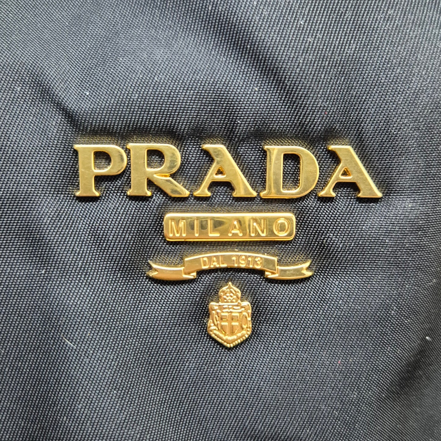 Prada BN1904 Nylon Tote Bag Ghw (Black)