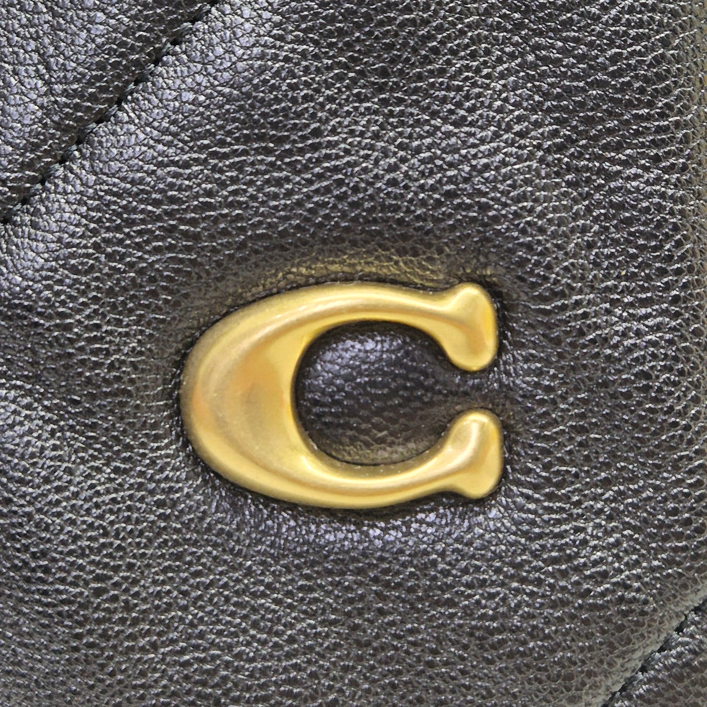 Coach Juliet Pocket 30 Smooth Leather Hobo Bag Ghw (Black)