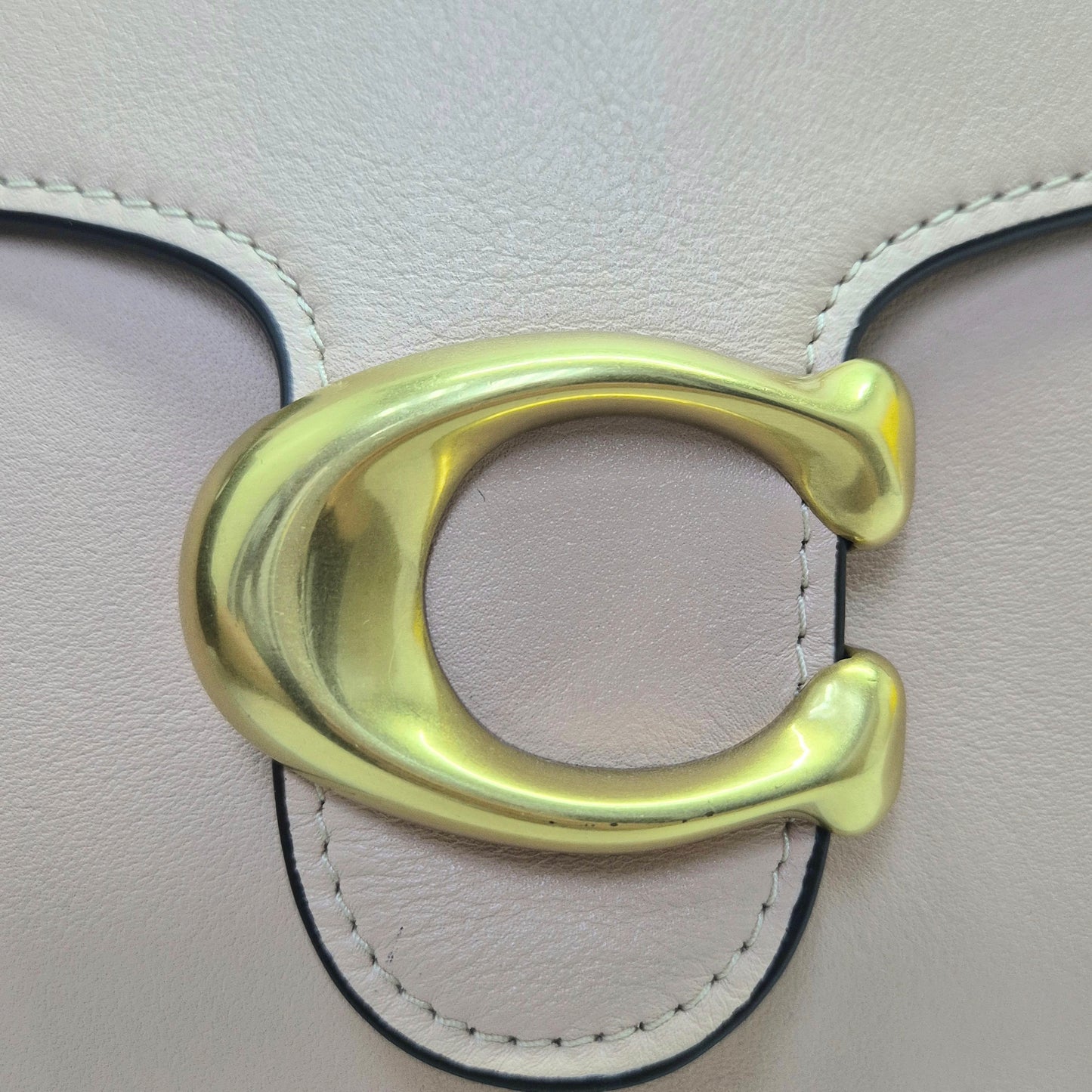 Coach Tabby Chain Leather Crossbody Ghw (Pink)