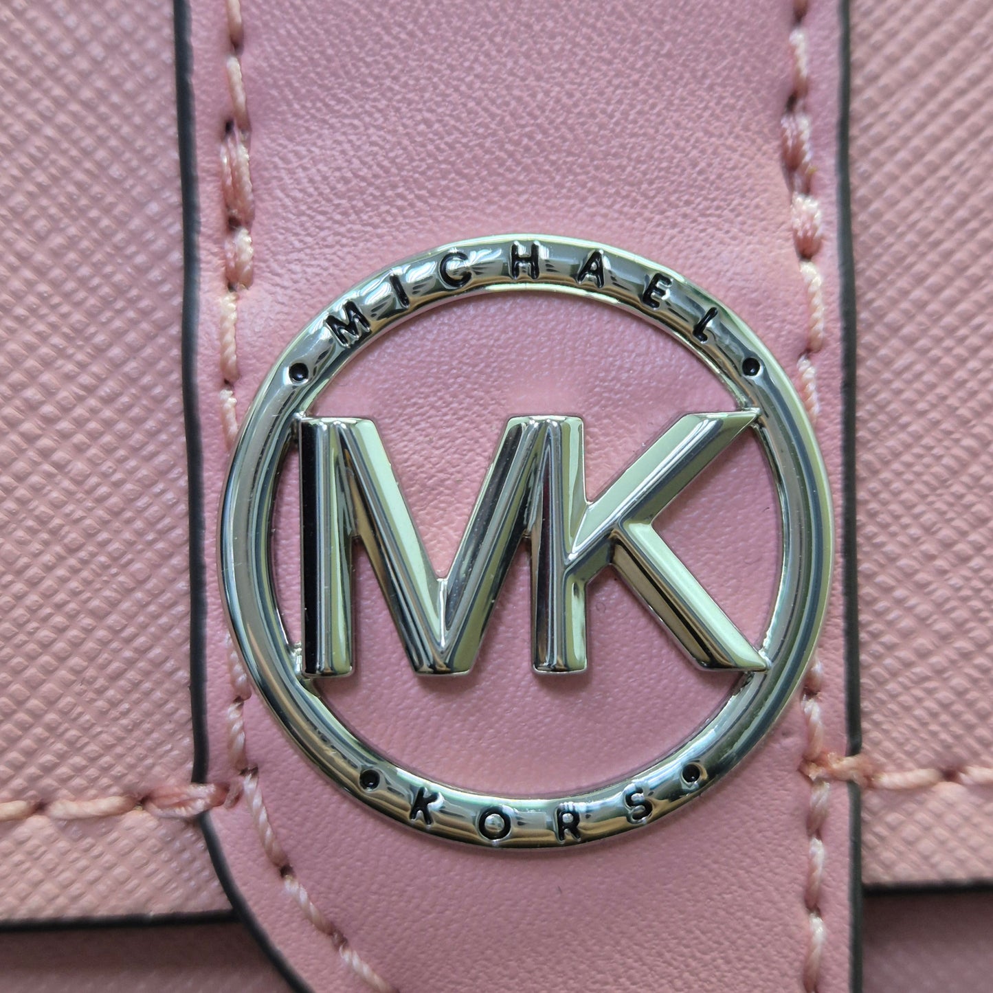 Michael Kors Greenwich Extra Small Saffiano Leather Crossbody Shw (Pink)