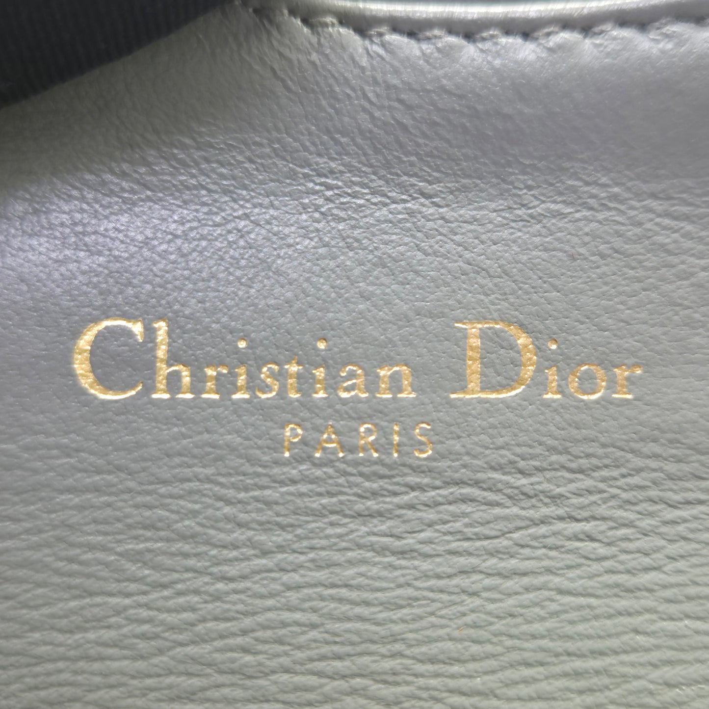 Christian Dior Saddle Bloom Card Holder Ghw (Grey Oblique Jacquard)