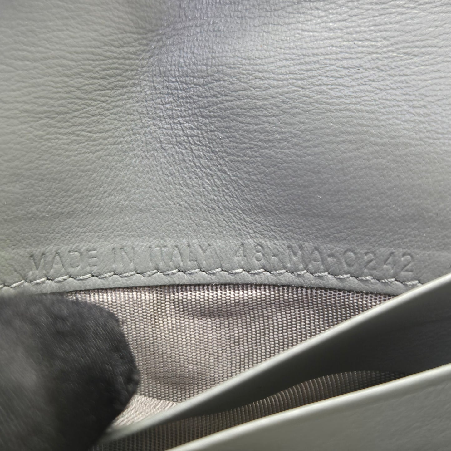 Christian Dior Saddle Bloom Card Holder Ghw (Grey Oblique Jacquard)