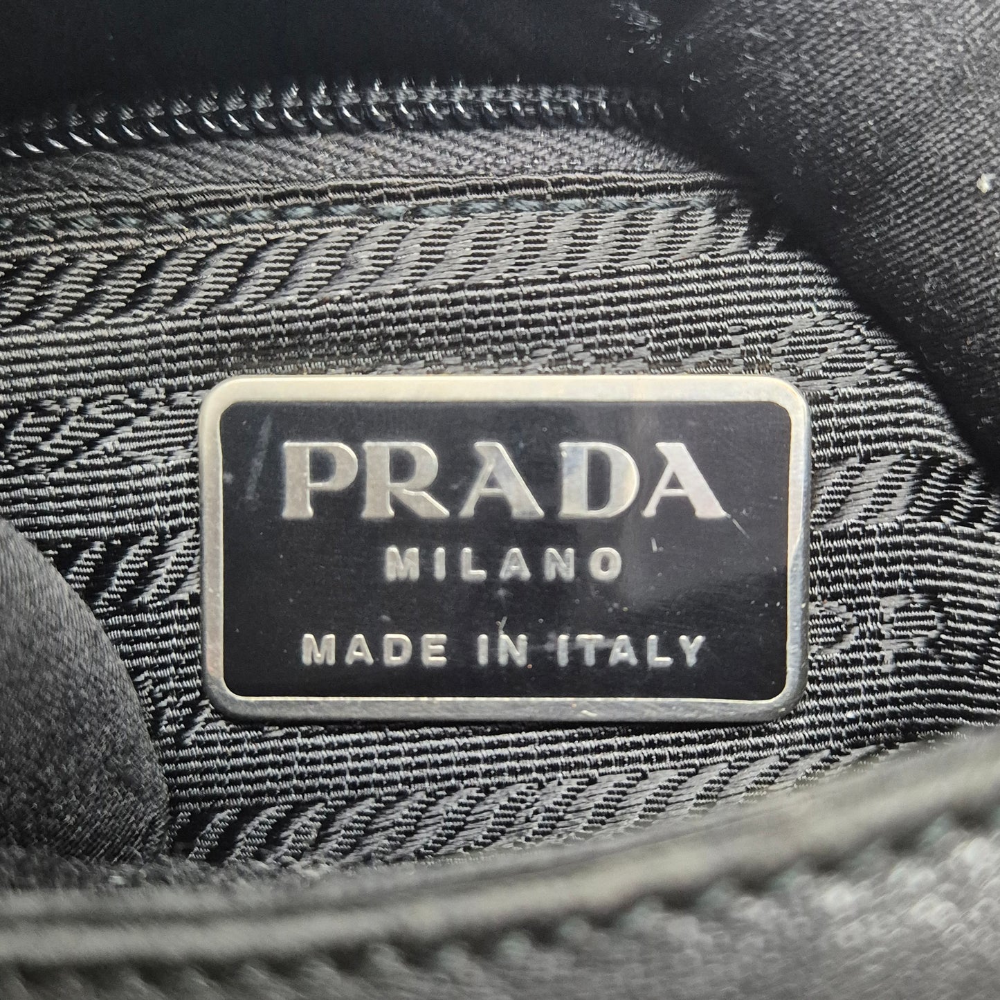 Prada Vintage Soft Leather Hobo Bag (Black)