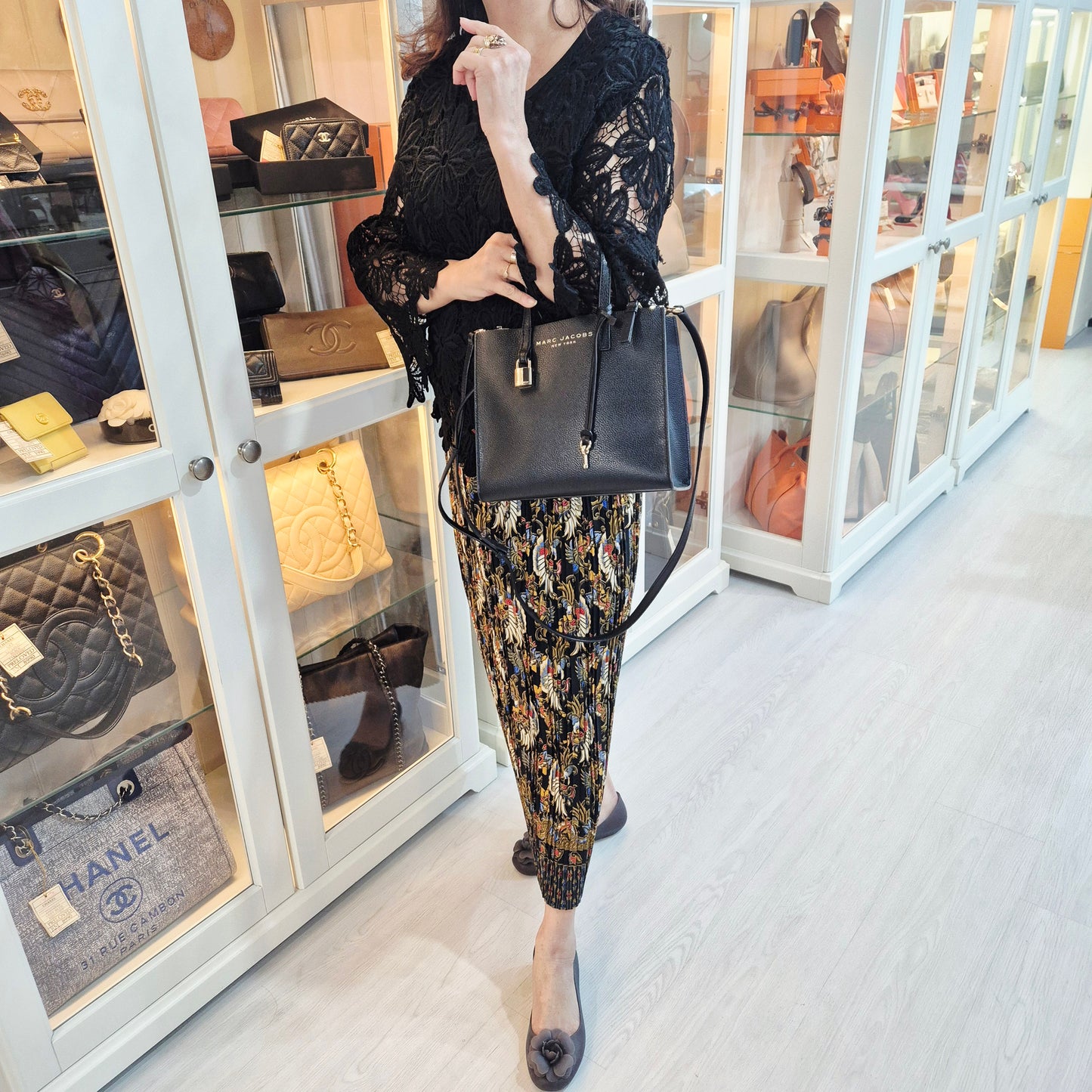 Marc Jacobs	Mini Grind Tote Ghw (Black)
