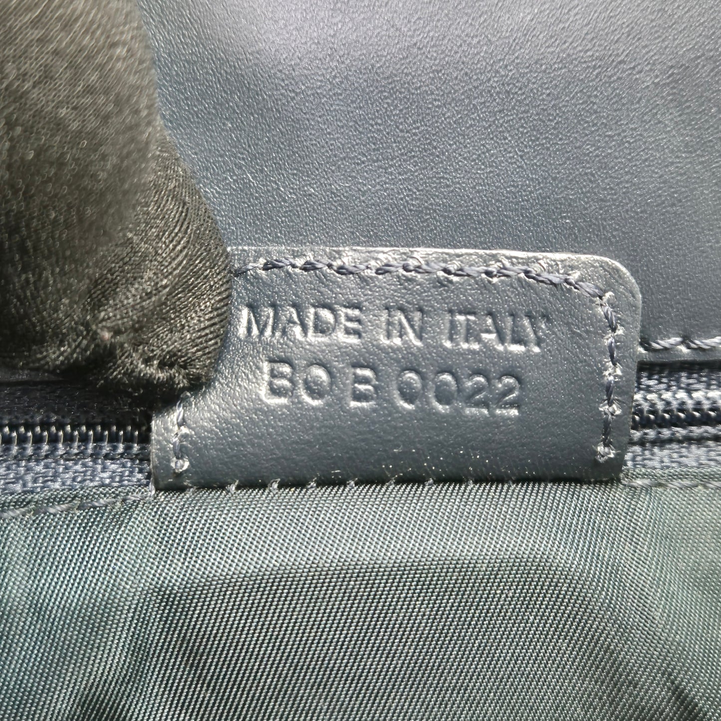 Christian Dior Diorissimo Lovely Canvas Bag Shw (Black)