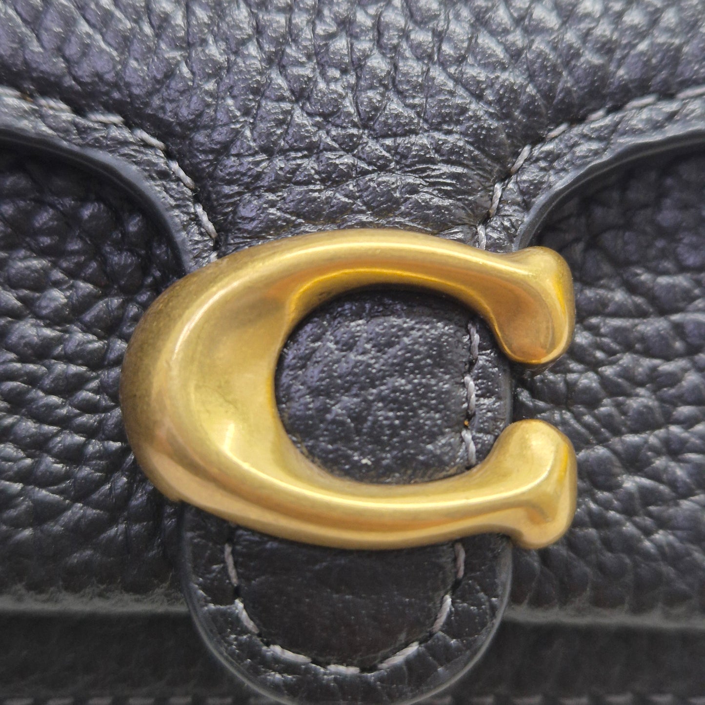Coach Tabby Bag Charm Ghw (Black)