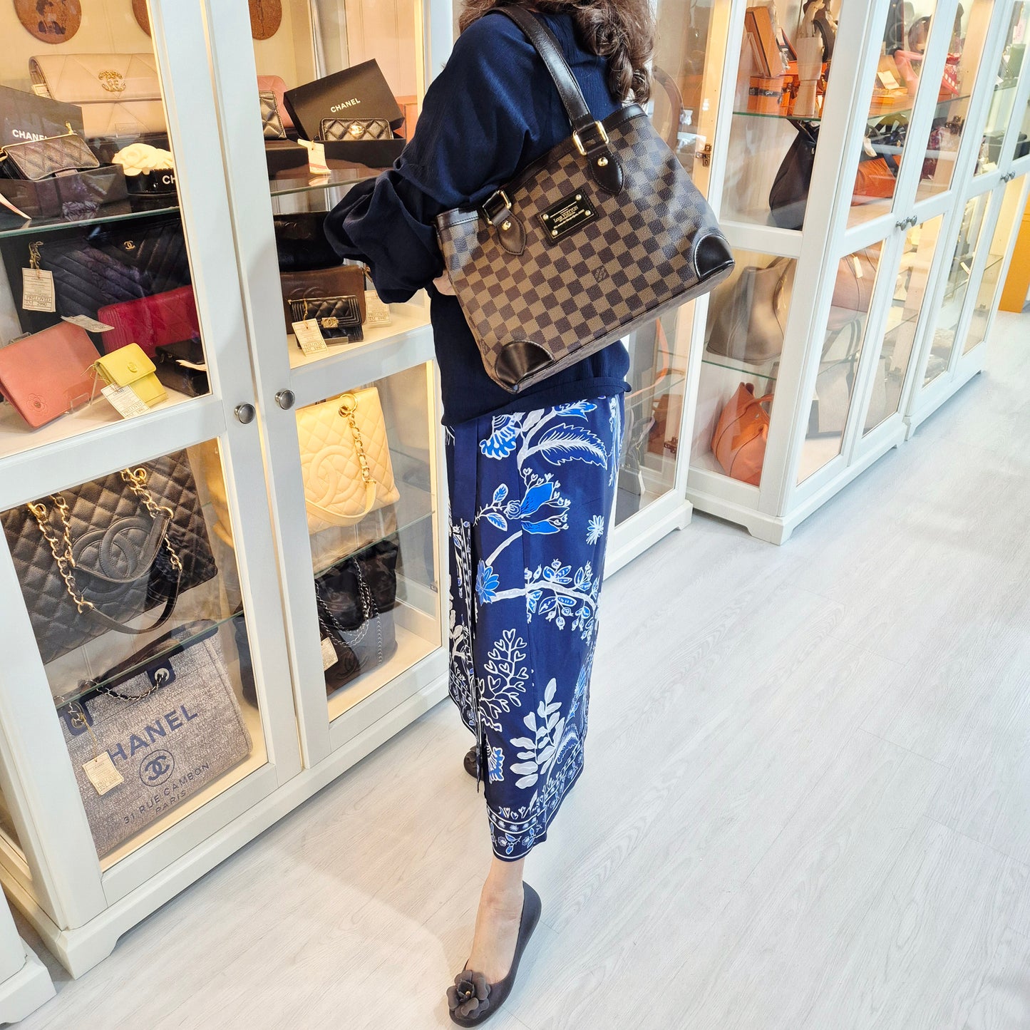 Louis Vuitton Hampstead PM Damier Ebene Ghw