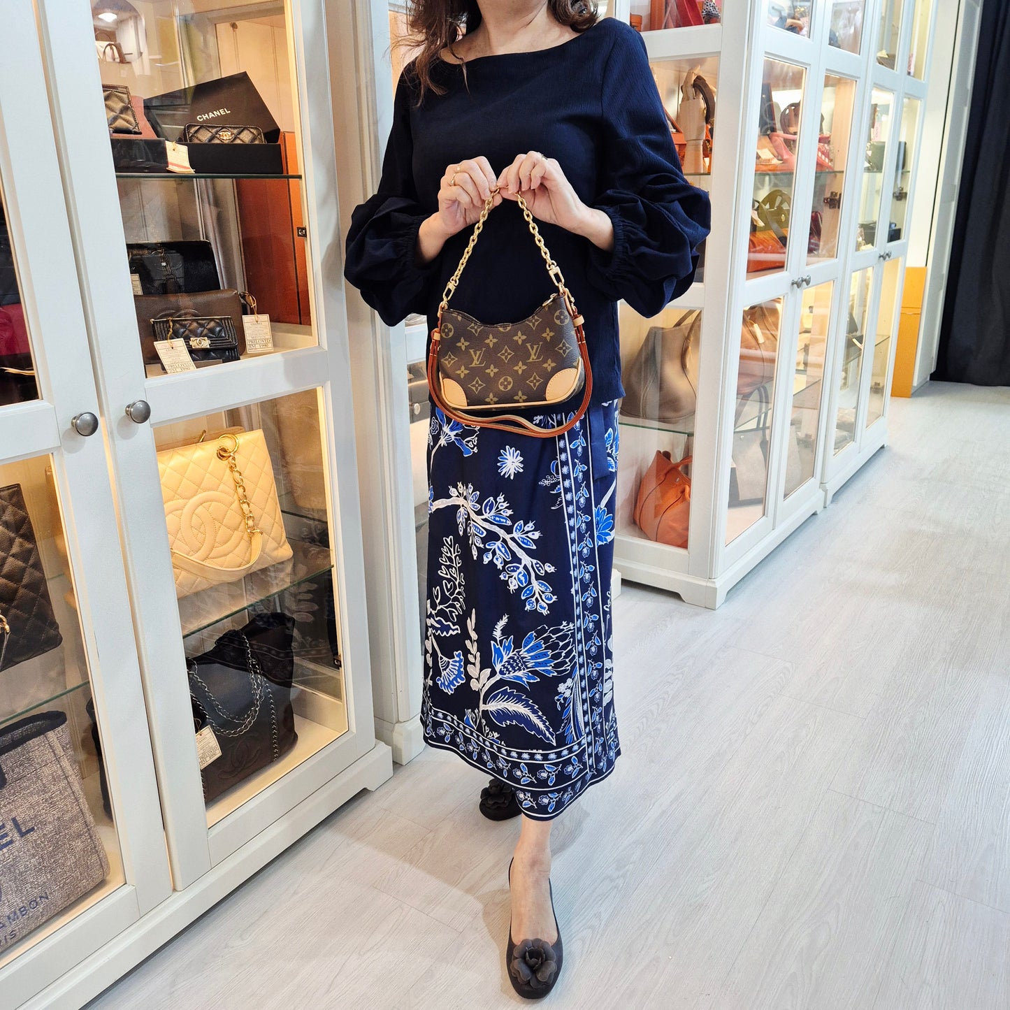 Louis Vuitton Nano Boulogne Monogram Ghw