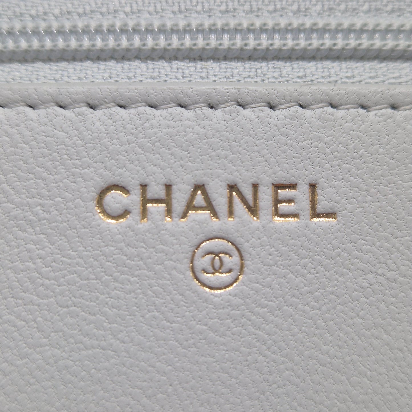 Chanel Wallet On Chain Lambskin Ghw (Grey)