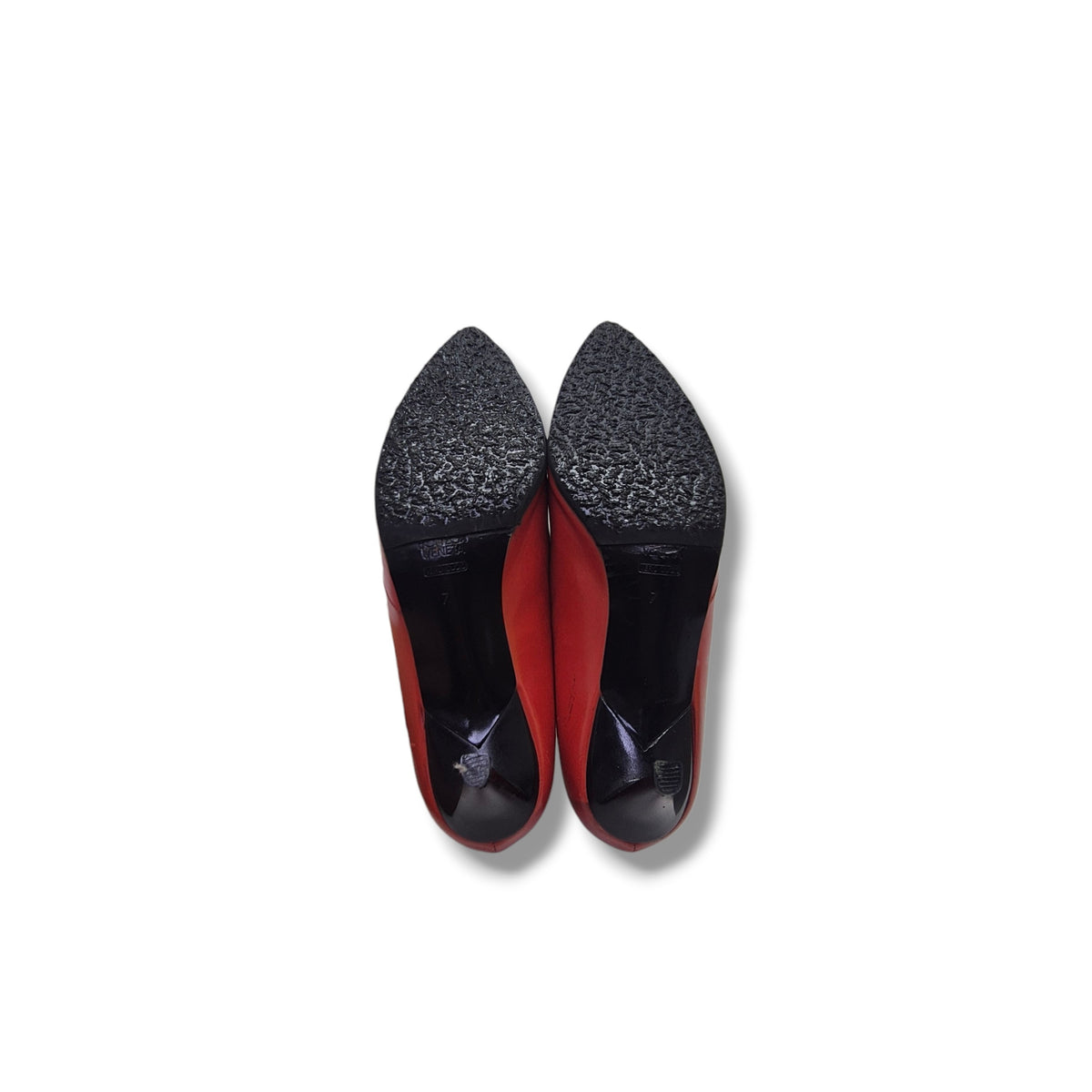 Bottega Veneta Leather Pointed Toe Pump (Red)