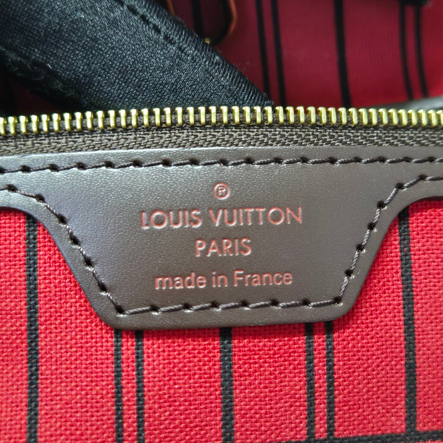 Louis Vuitton Neverfull MM Damier Ebene Ghw