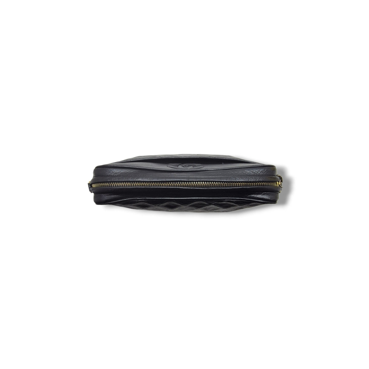 Chanel Vintage Camera Bag With Tassle Lambskin Ghw (Black)