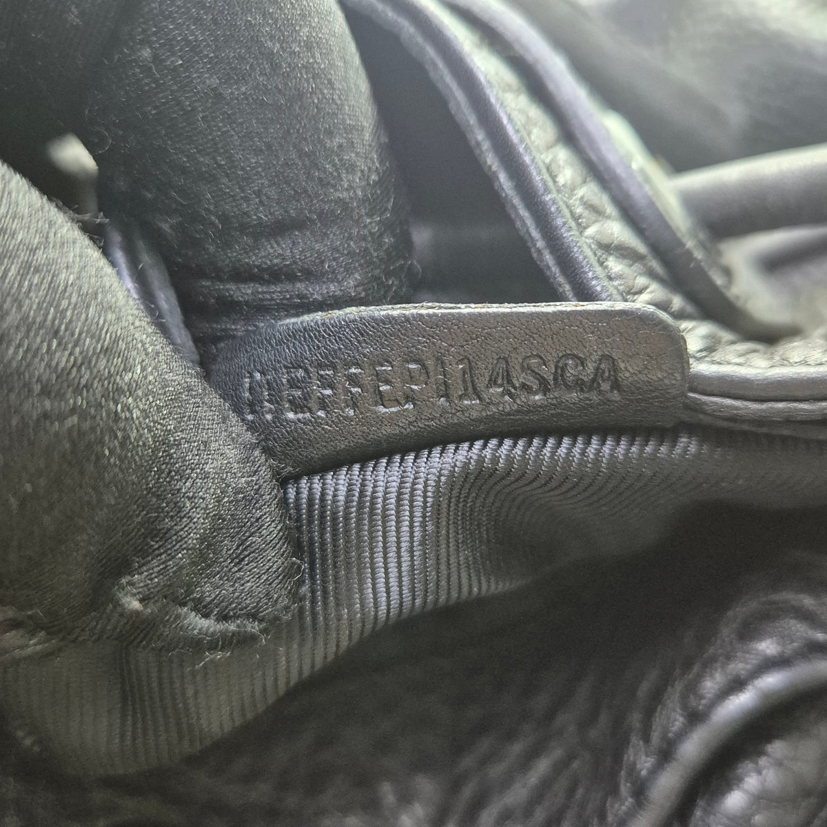 Burberry Prorsum Large Warrior Leather Hobo Bag (Black)