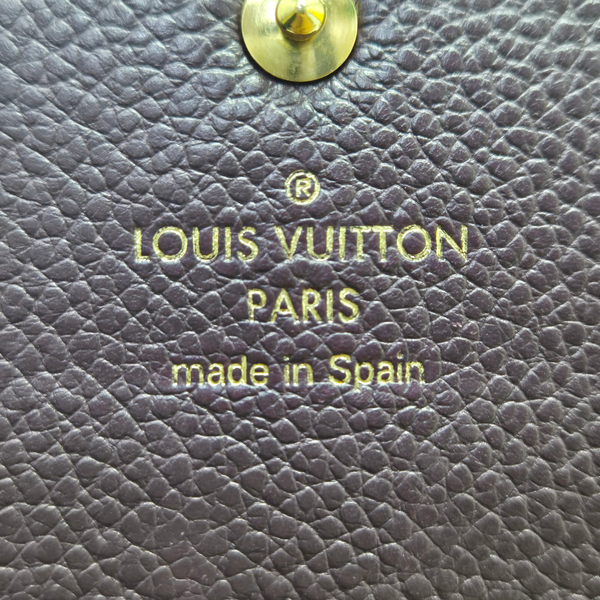 Louis Vuitton Curieuse Wallet Monogram Empriente Aube/Purple Ghw