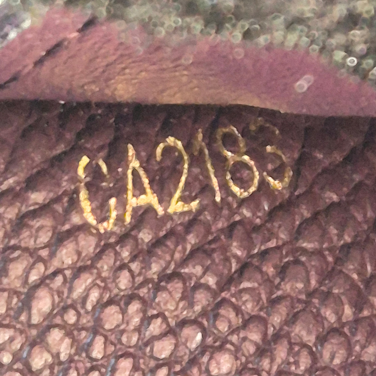 Louis Vuitton Curieuse Wallet Monogram Empriente Aube/Purple Ghw