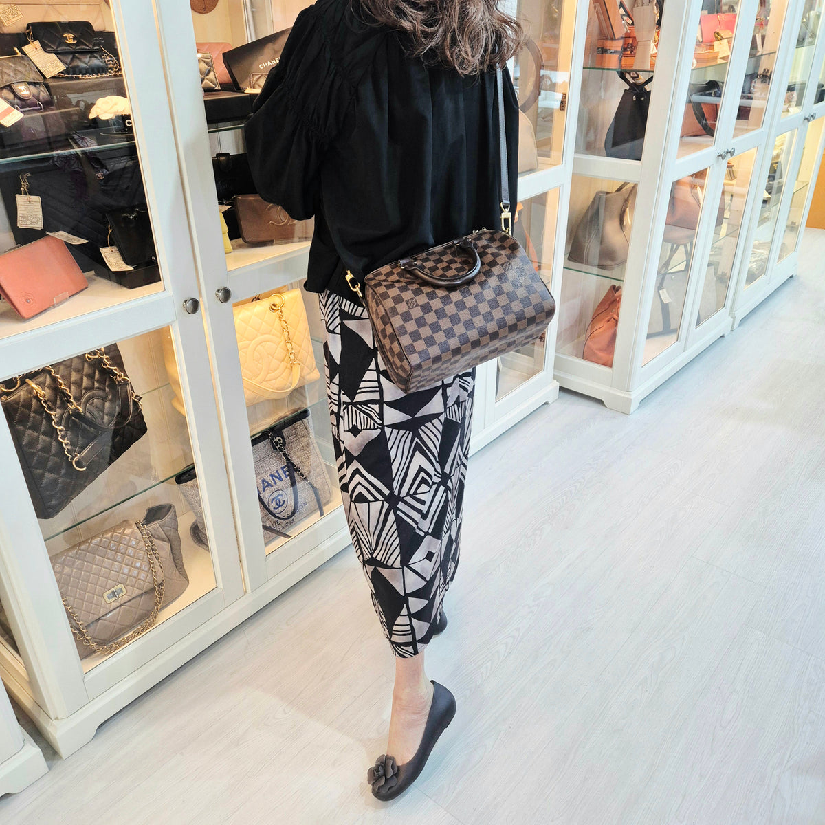 Louis Vuitton Speedy 25B Damier Ebene Ghw
