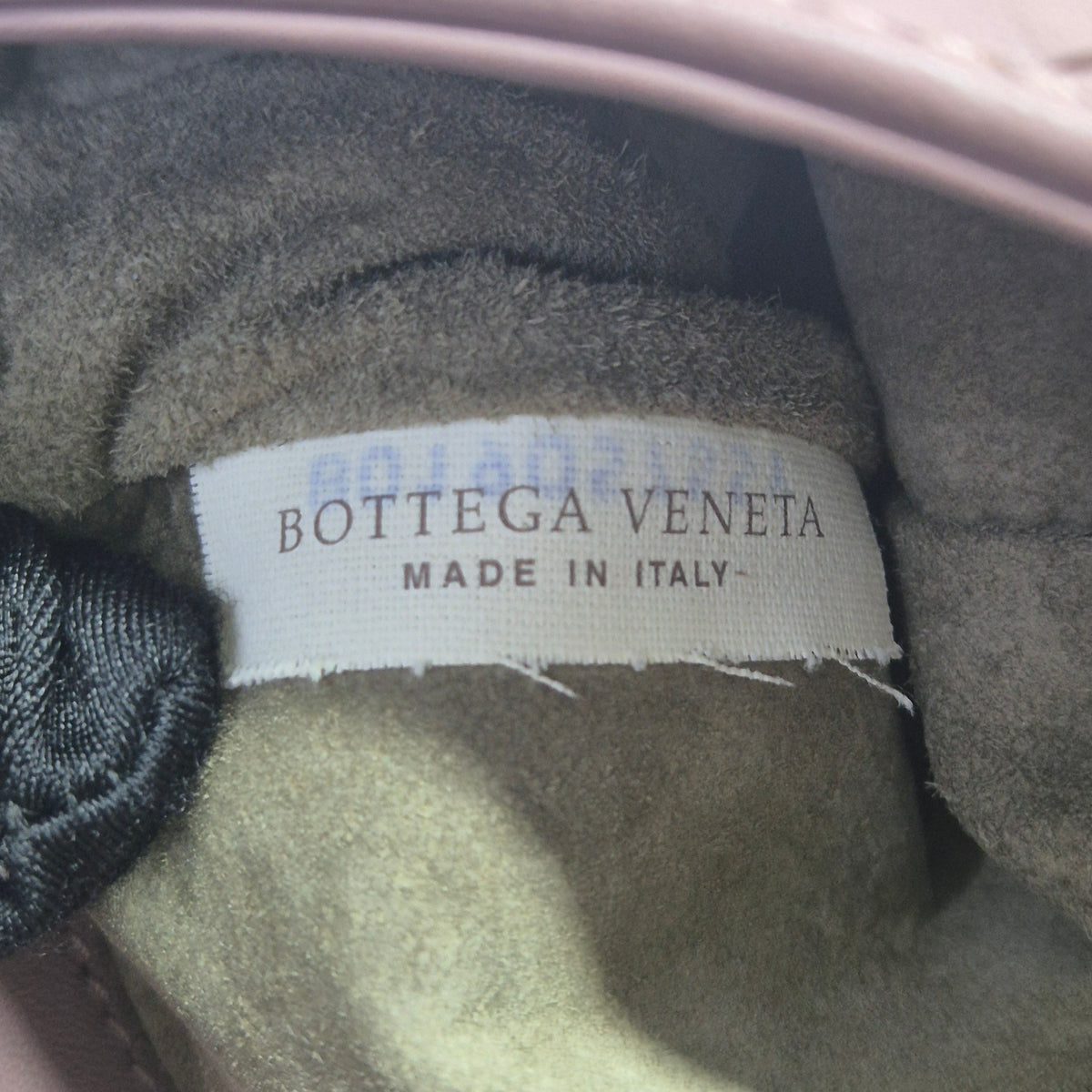 Bottega Intrecciato Nappa Leather Turnlock Clutch Gunmetal Hw (Purple)