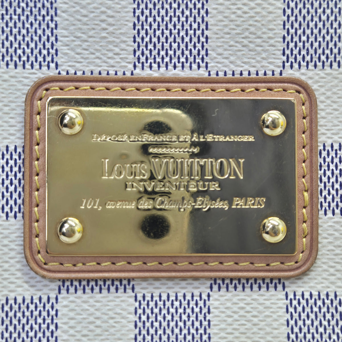 Louis Vuitton Eva Clutch Damier Azur Ghw