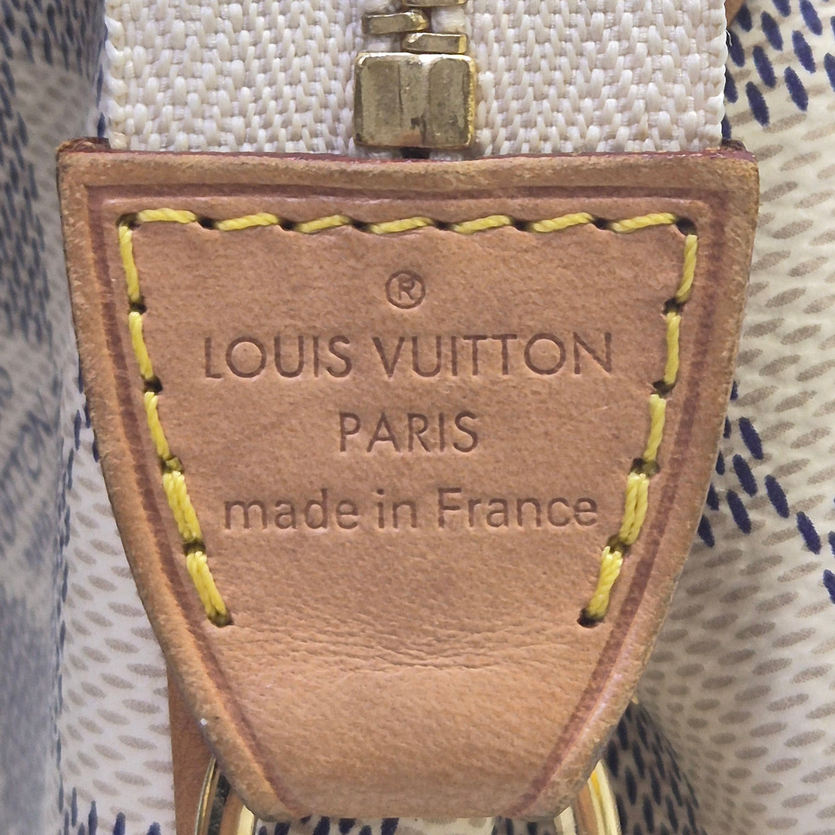 Louis Vuitton Eva Clutch Damier Azur Ghw