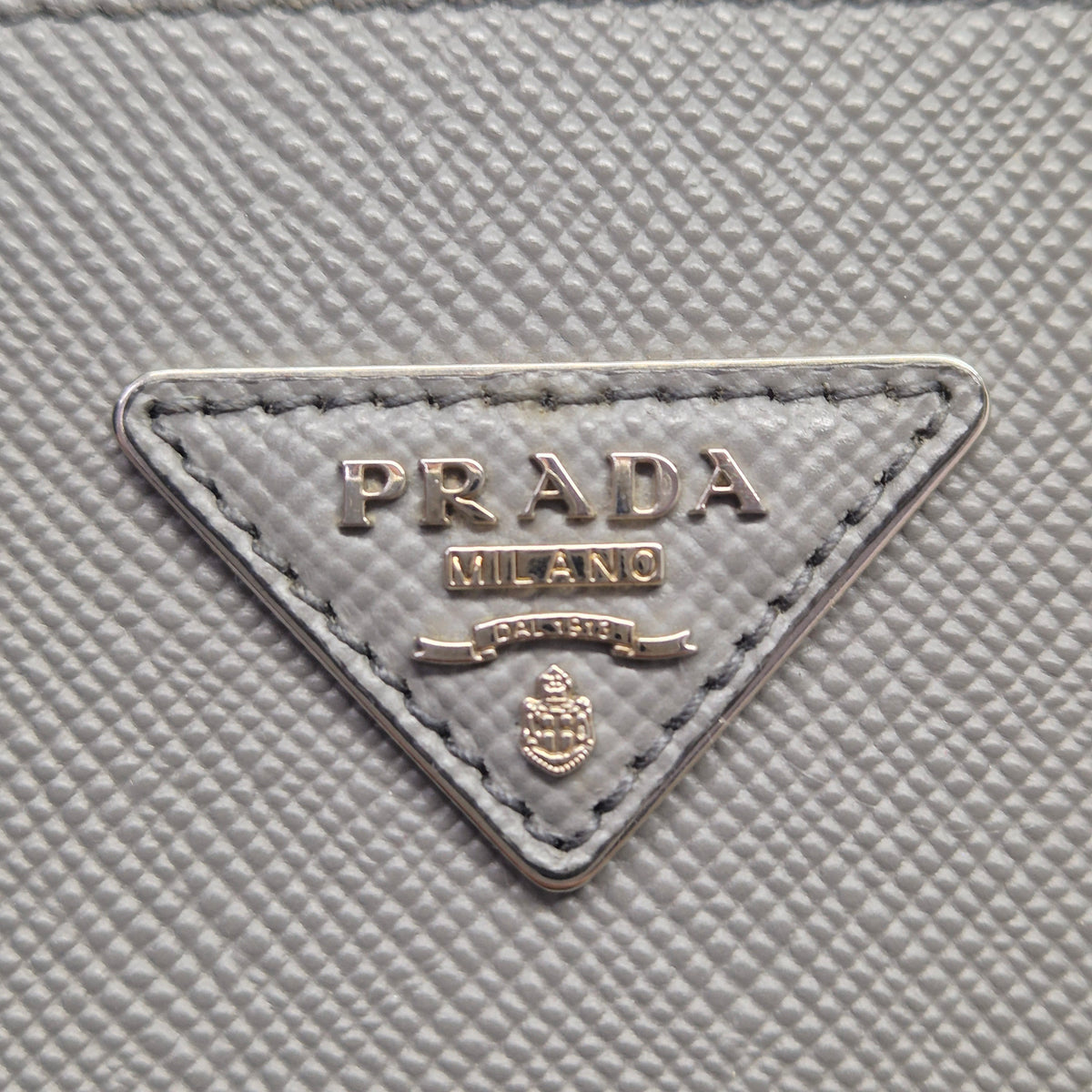 Prada Saffiano Cuir Leather Tote Shw (Grey)