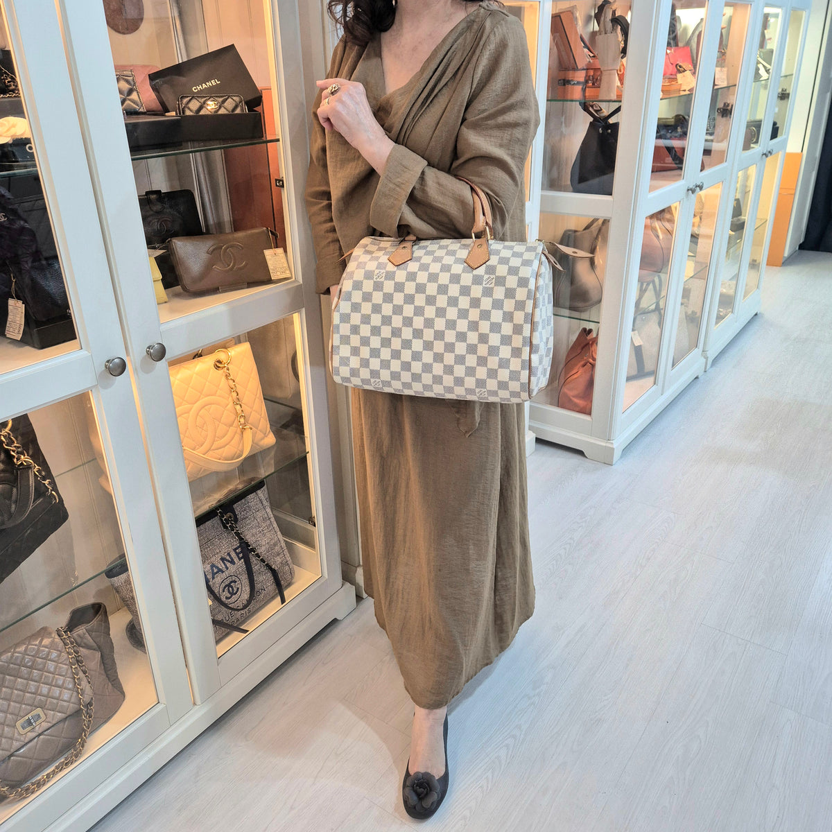 Louis Vuitton Speedy 30 Damier Azur Ghw