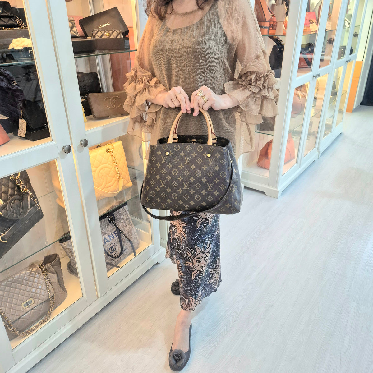 Louis Vuitton	Montaigne MM Monogram Ghw
