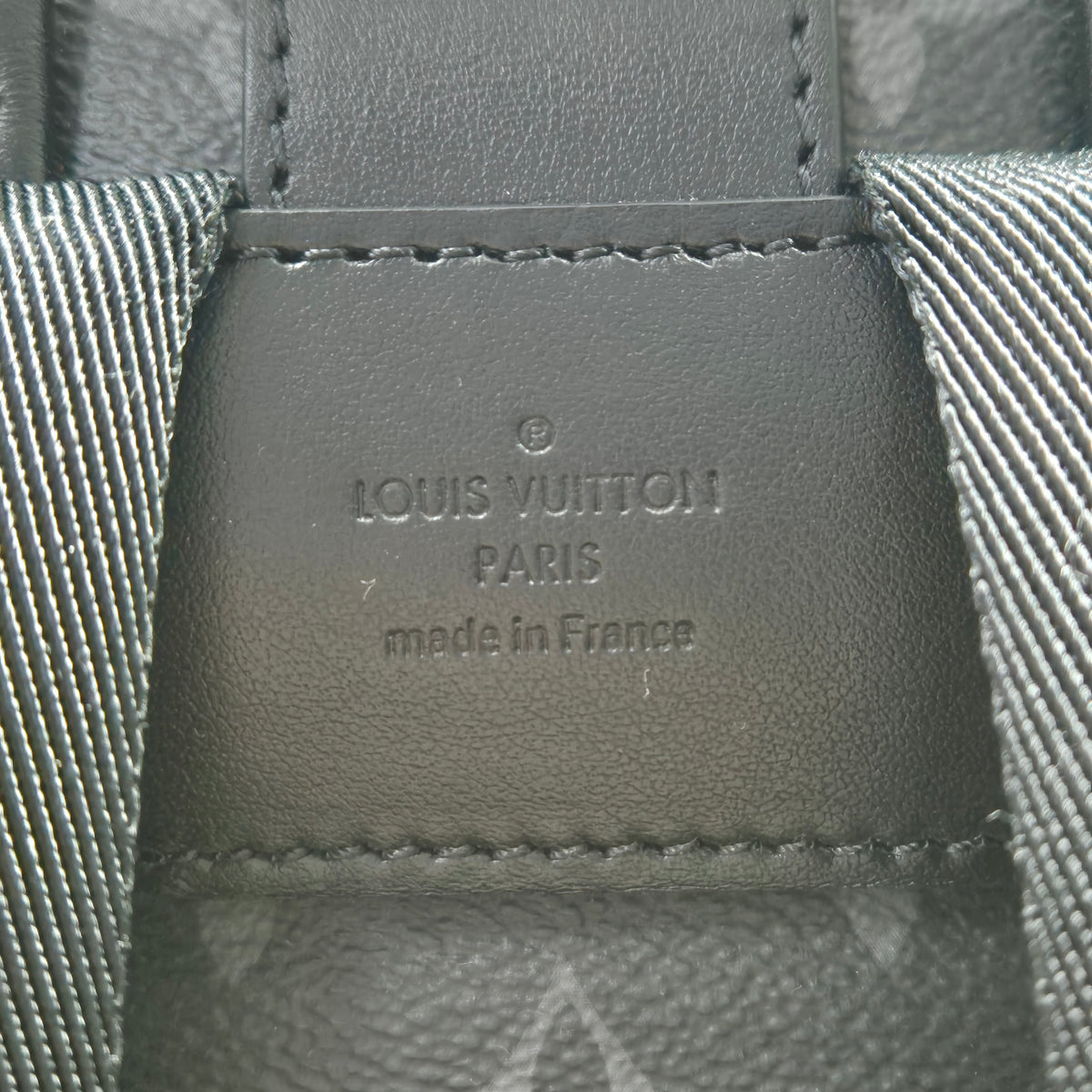 Louis Vuitton Saumur Backpack Monogram Eclipse Matte Black Hw